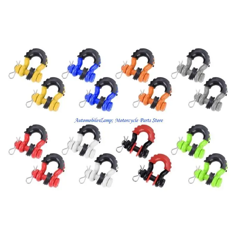 H7BD Rugged Towing Gear Bow Shackle 28660lbs Break Strength for Vehicle Recovery