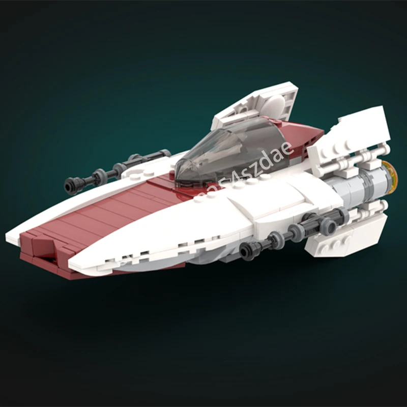

301 шт. MOC A-Wing Starfighter RZ-1 Interceptor Star Battle Строительные блоки Логическое мышление Рождественская игрушка Подарочное строительство