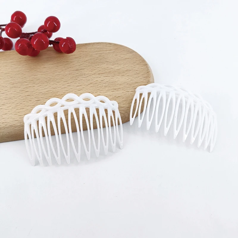 2 Stück französischer gedrehter Haarkamm mit 11 Zähnen – einfaches und stilvolles Haar-Accessoire für Frauen und Mädchen – Detail 11