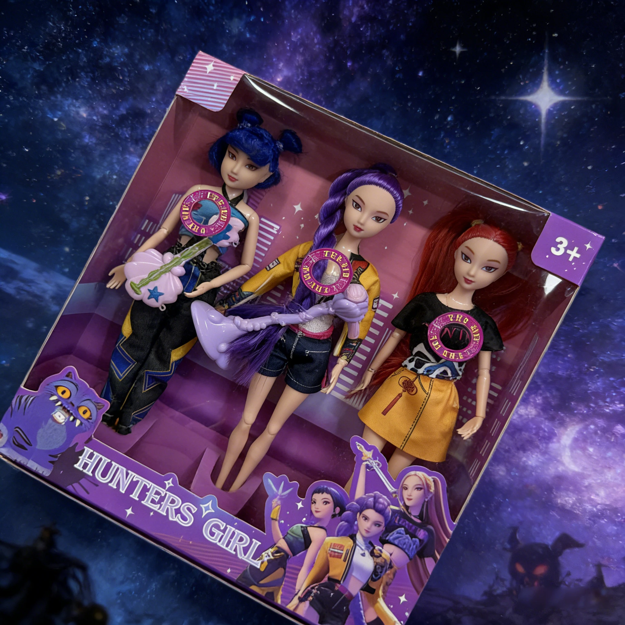 ตุ๊กตาไวนิลตัวละครอนิเมะ K-Pop Demon Hunters รุ่นใหม่ ปี 2026 รูมิ มิรา โซอิ พร้อมหน้ากาก ของเล่นสะสม ของขวัญสำหรับแฟนคลับ