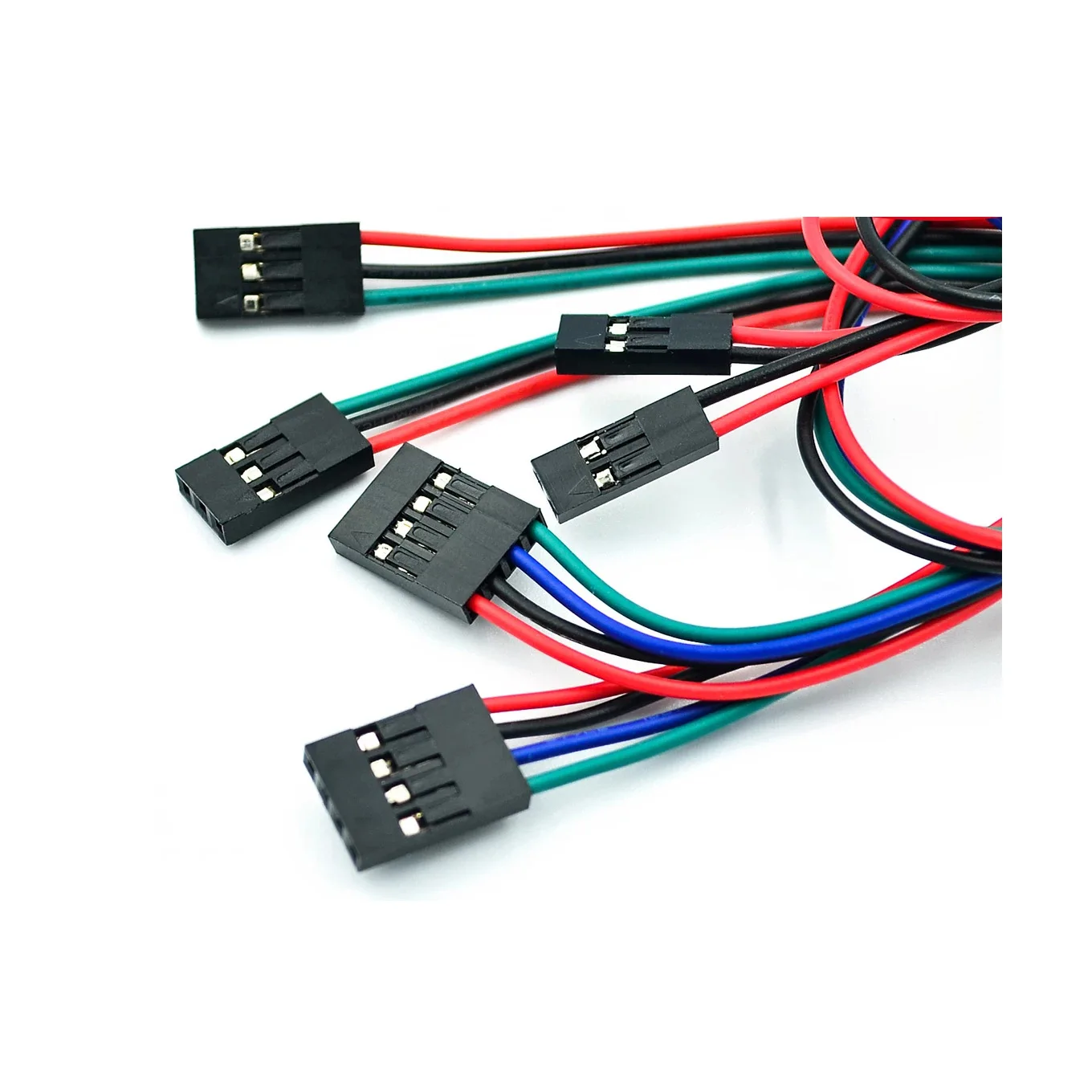 70 cm Buchse-zu-Buchse Dupont-Draht-Überbrückungskabel, geeignet für 2-polige / 3-polige / 4-polige Anschlüsse von 3D-Druckern