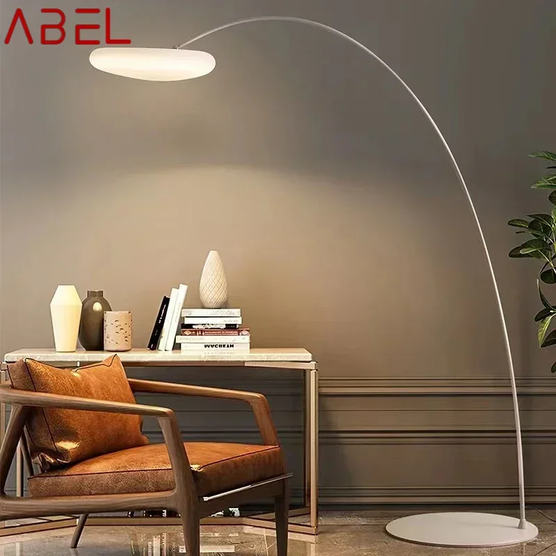 ABEL Fishing Floor Lamp Nordic Modern Family Living Room Beside The Sofa Creative Cloud LED Decorative Standing Light