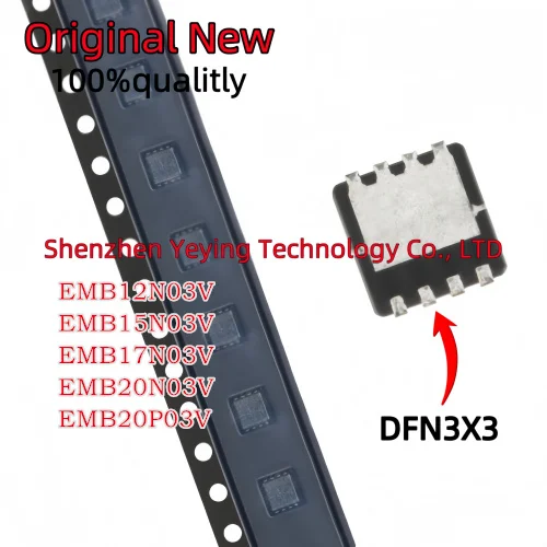 5 piezas Emb12N03V B12N03 Emb12P03V B12P03 Emb15N03V B15N03 Emb17N03V B17N03 Emb20N03V B20N03 Emb20P03V B20P03 Emb12N03V