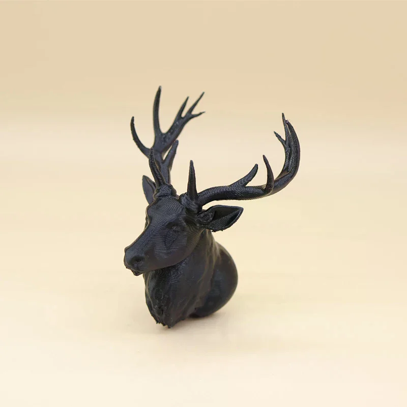 1/12 ドールハウス鹿の頭壁掛け装飾ドールハウスミニチュアクリスマスシーンオーナメントドールハウスアクセサリー