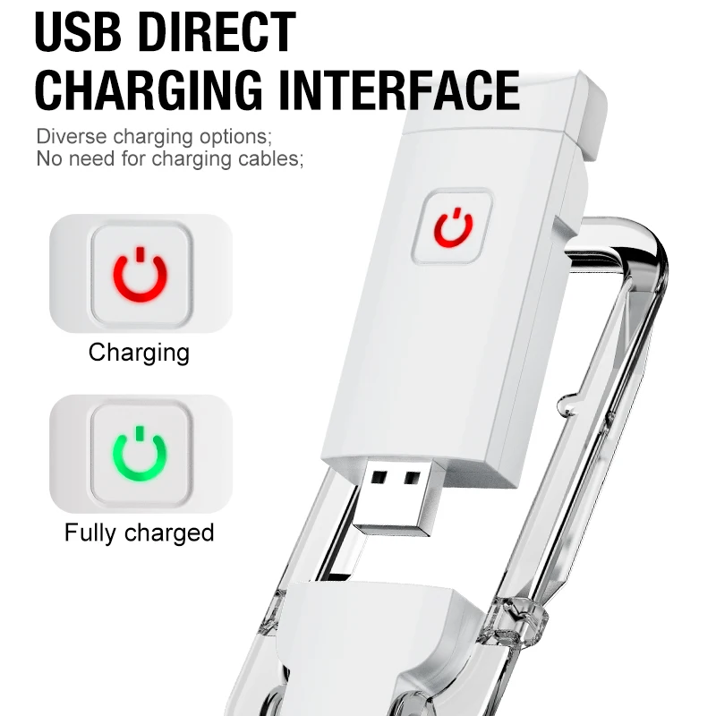 Mini USB Book Clip Light Portable Reading Lamp with Adjustable Clip for Efficient Illumination Hot Sale view 6