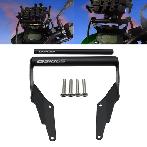 Para BMW G310GS G 310 GS G310R G 310GS G310 R accesorios de motocicleta teléfono placa de navegación GPS soporte manillar adaptador
