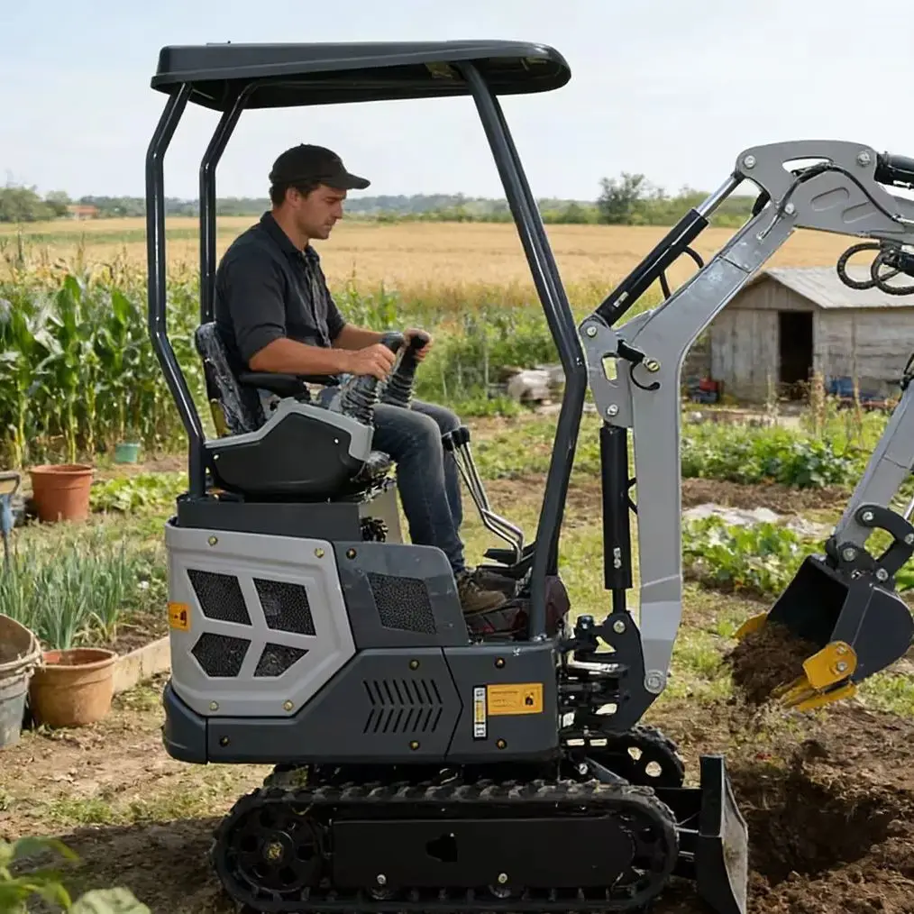 

Hydraulic Mini Crawler Excavator 1.2T Mini Excavator EPA/CE Low Price Small Mini Excavator for Sale