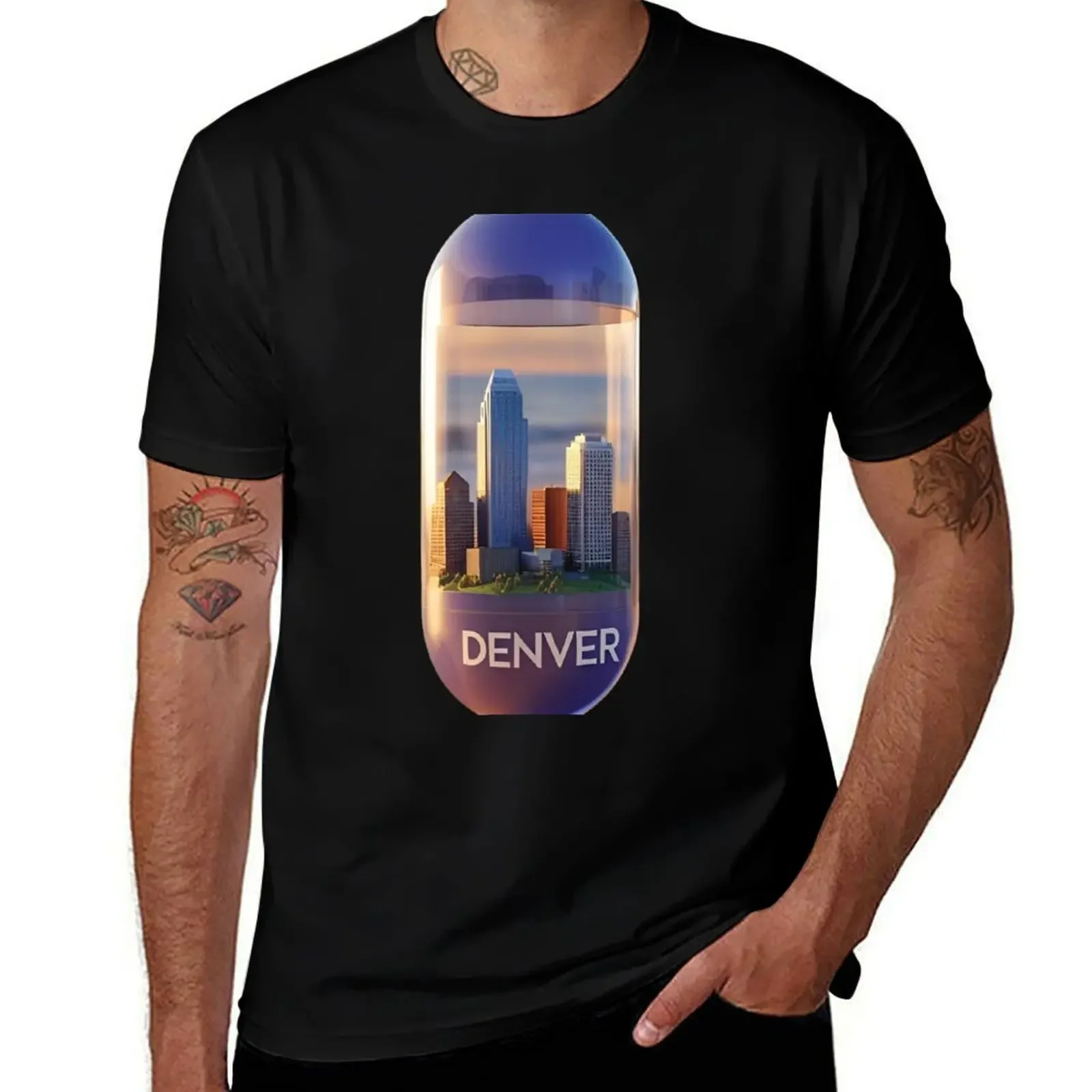 

Denver Capsule T-Shirt graphics oversized street wear korean fashion men tshirt