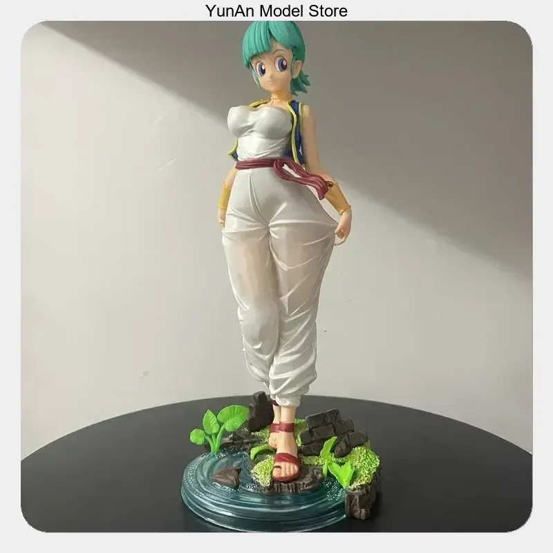 

29cm Dragon Ball Bulma Standing Pose Anime Figure Statue Desktop Decoration