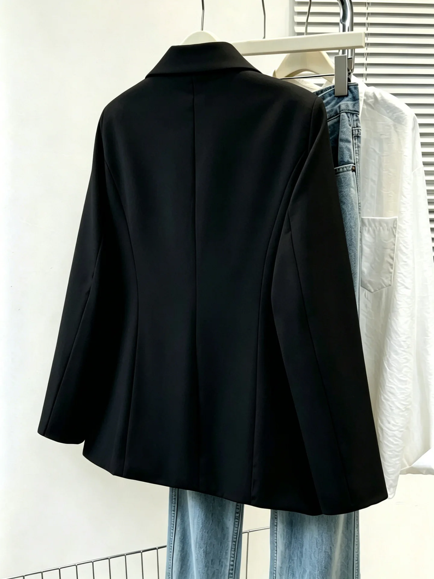 Damen-Blazer 2026 – Neues Modell mit schmaler Passform und kurzem Design, Büro- und Freizeitkleidung für Petite-Größen – Detail 12