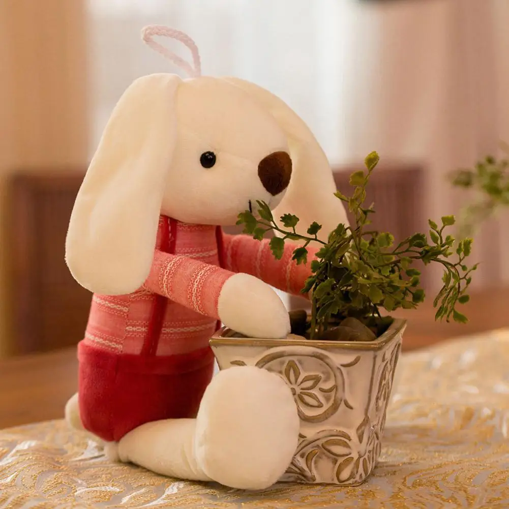 Cute Long-Eared Rabbit Doll Doll Party Event Gift Bed Doll Pillow Sofa Plush Decoration 40cm Calming Rabbit Plush Toy Cute Doll
