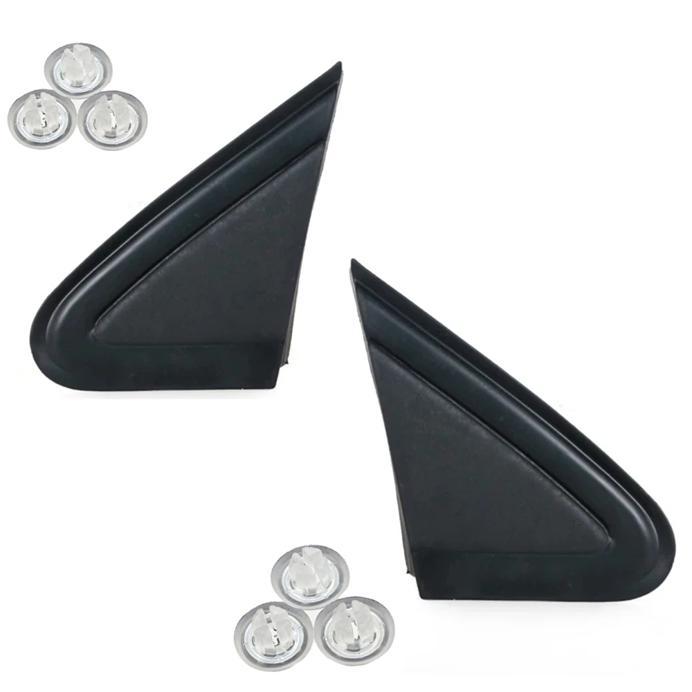 1pc/1Pair Rearview Mirror Cover Exterior Wing Triangle Rear View Mirror Trim 6Q0853273A 6Q0853274A For VW Polo 4 9N3 2006-2010