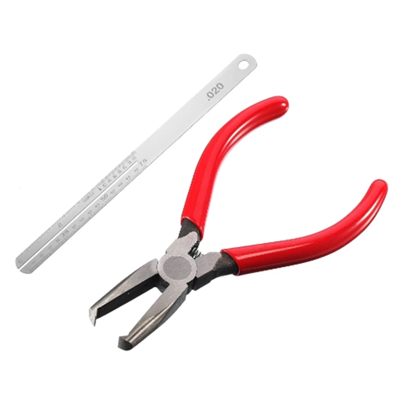 Guitar String Winder And Cutter Tool Set String Winder String Cutter And Bridge Pin Puller, Red 1Set