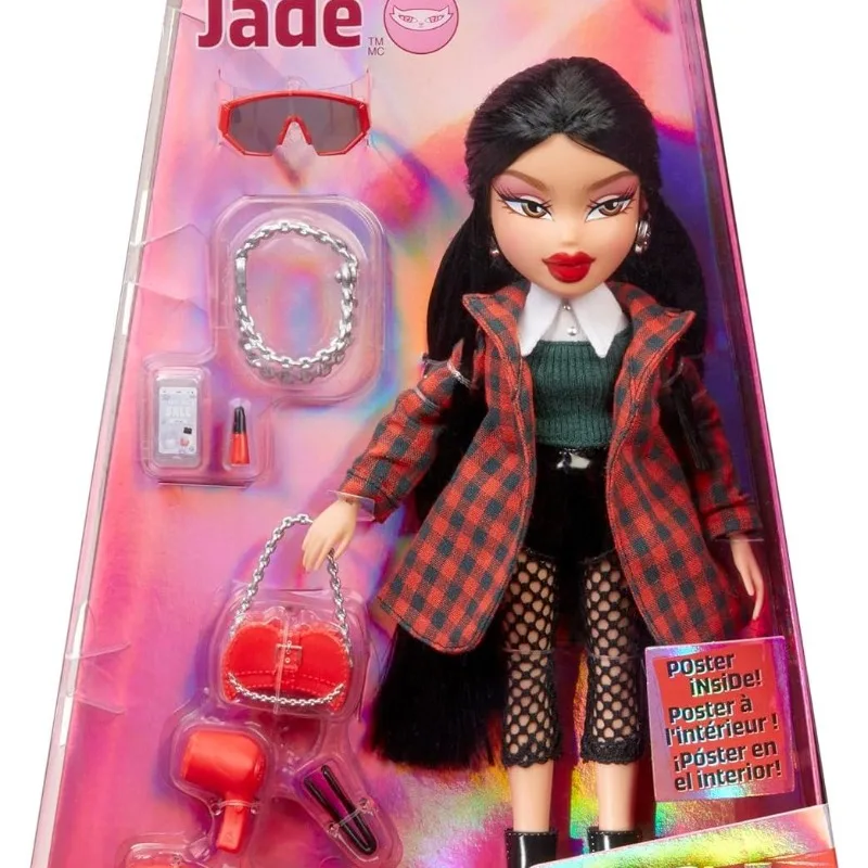 دمية MGA LOL Bratz Alwayz Sasha Cloe Yasmin Jade عصرية مع 10 ملحقات ومجموعة ألعاب ملصق هدايا للفتيات
