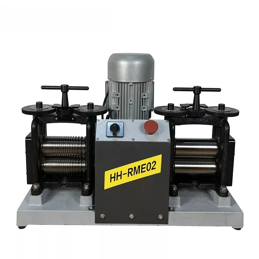 

RME02/RME02B Double Head Electric Rolling Mill, Flat Rolling Mill, Jewelry Making Tools , 130mm