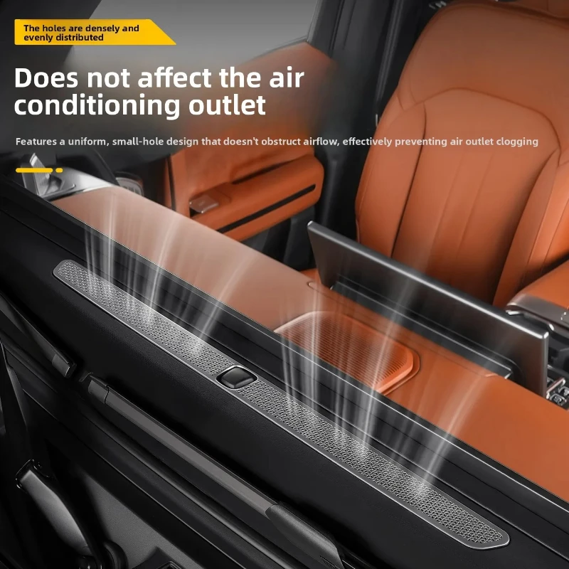 For Jetour G700 2025 Center Console Dashboard Air Vent Cover Air Conditioning Anti-Clogging Decorative Accessory