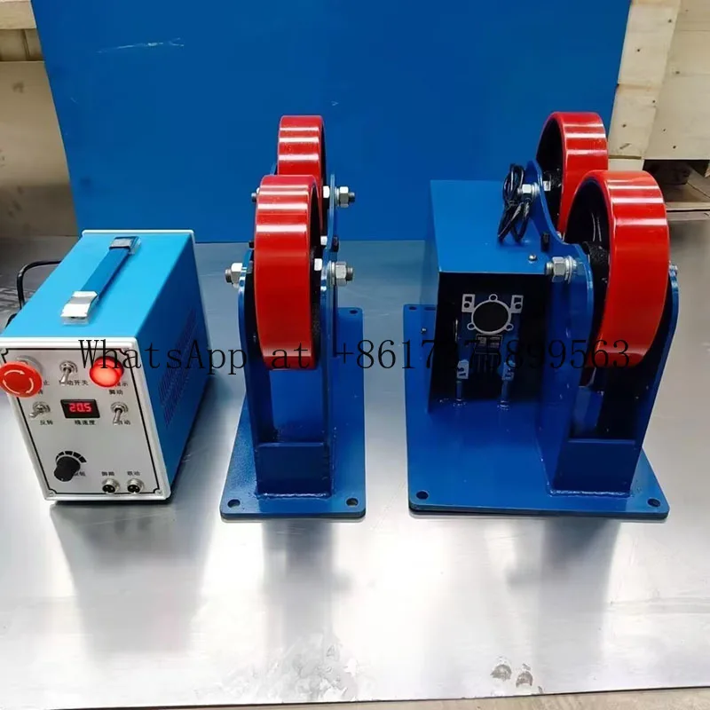 1 Ton Adjustable Welding Rotator Turning Roller Positioner With Torch Holder For Pipe Welding Positioning Rotating Workpiece