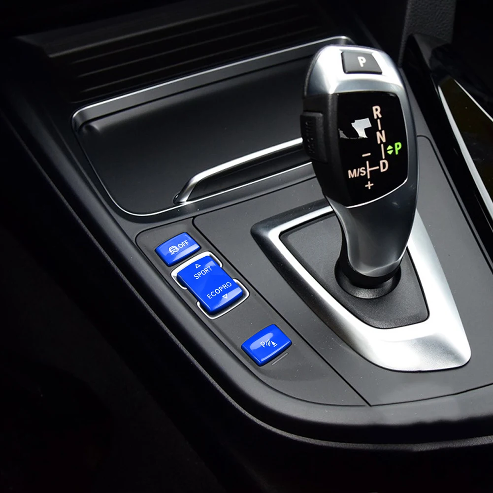 3PCS Gear Position Panel Button Covers For For BMW 2 3 4 Series Models Including F20 F21 F22 F23 F30 F31 F32 F33 F34 F36 Series