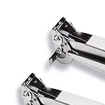 Cabinet Door Hinge Set Featuring Lateral Opening Mechanism and 180 Degree Parallel Rotation for Improved Usability