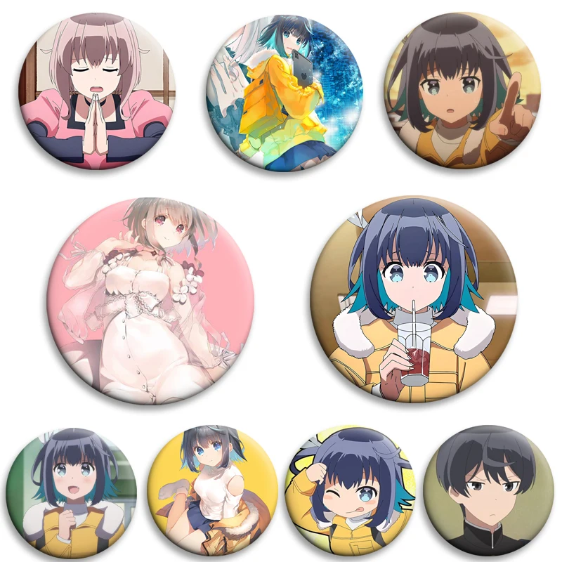 

Japanese Anime 16bit Sensation Tinplate Pin Character Icon Badge Handmade Tinplate Brooches on Backpack Clothes Decoration Gifts