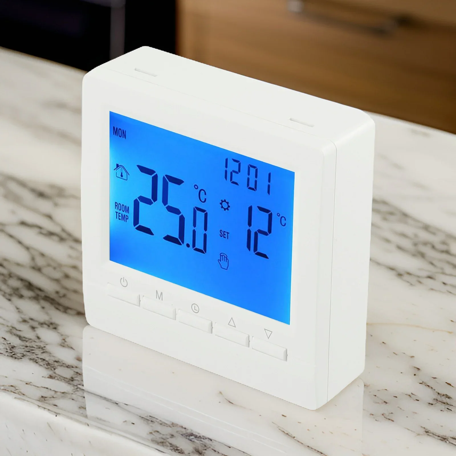 Termostato programmabile digitale regolatore di temperatura ambiente LCD riscaldamento ambiente forniture per il miglioramento della casa riscaldamento parti di raffreddamento