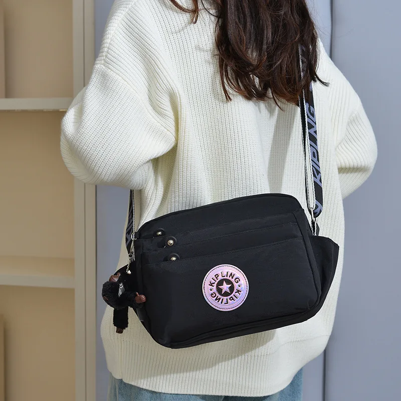 

2026 New Arrival Women's Crossbody Bag Water-Resistant Nylon Fabric Lightweight Cute Shoulder Bag Ideal for Daily Walks Baby Bag