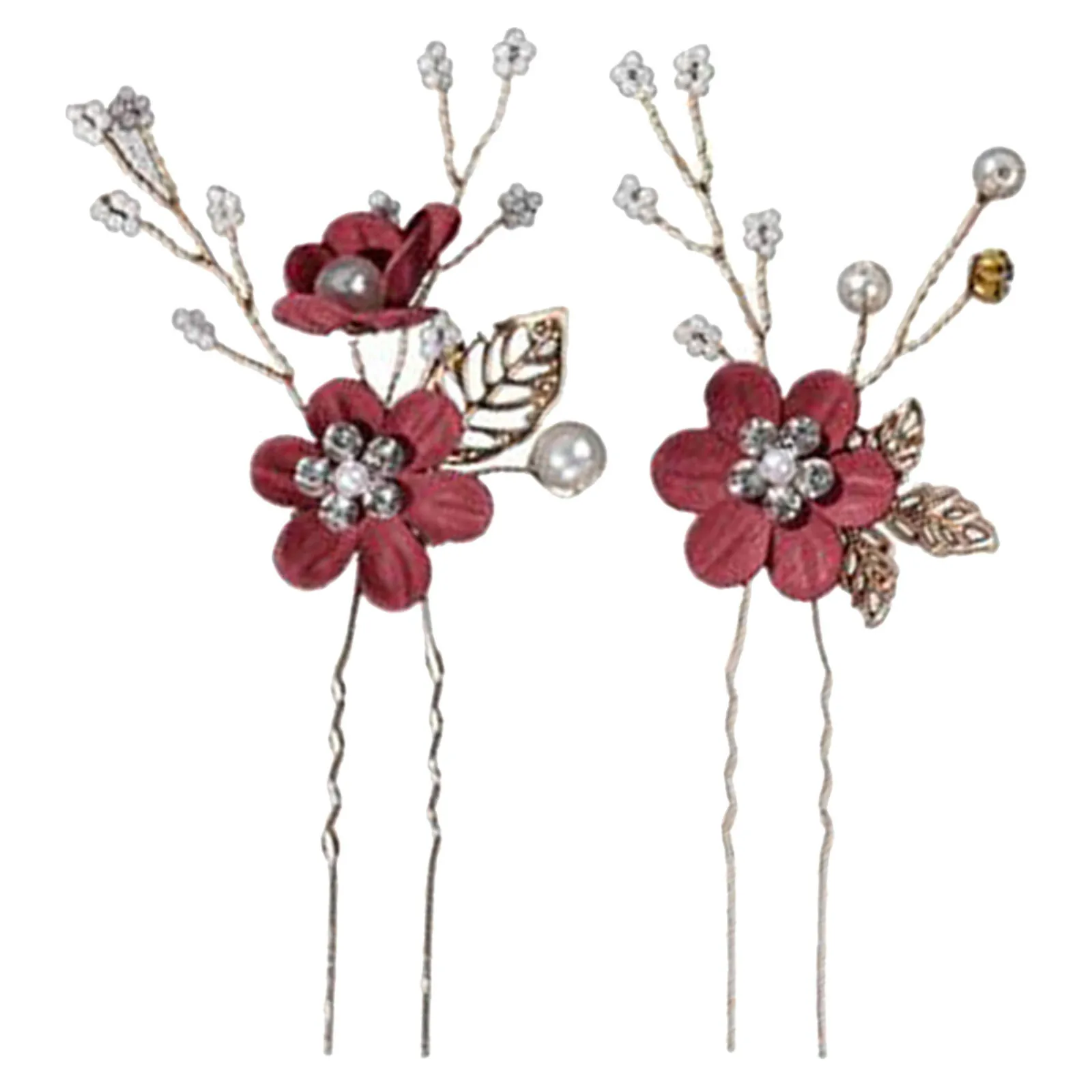 

2 шт., свадебные заколки для волос, розовая ткань, цветочный дизайн для невесты, свадебные аксессуары для волос, легкая одежда на весь день, свадебные украшения для волос