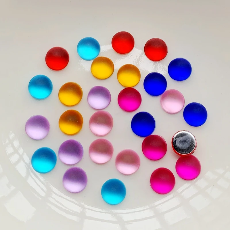 8mmspring kolor półkole mieszkanie z powrotem rhinestone ozdoby do paznokci akrylowy lakier do paznokci cyrkonie biżuteria materiały do produkcji 50 sztuk/partia