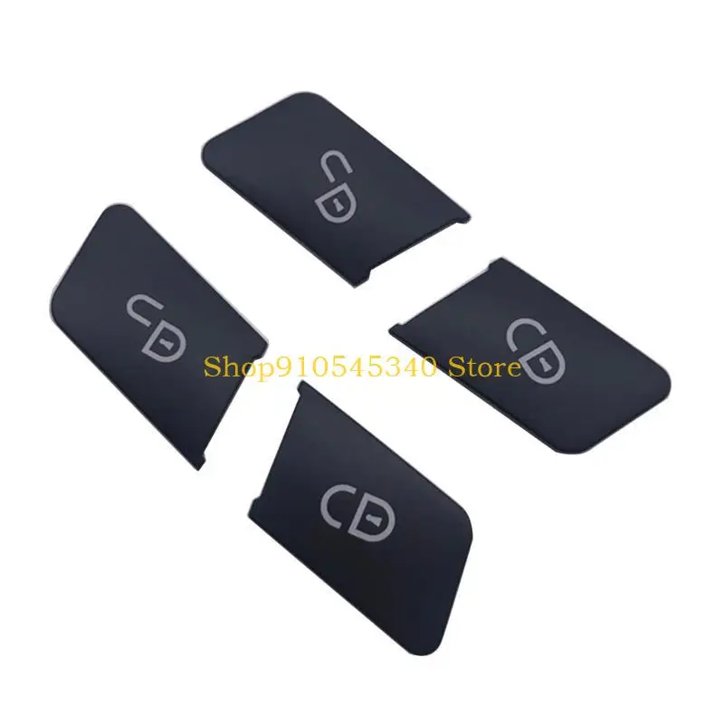 u2ja 4pcs door lock button ملصقات زر الزخرفة المناسبة لـ W204 W212 #2