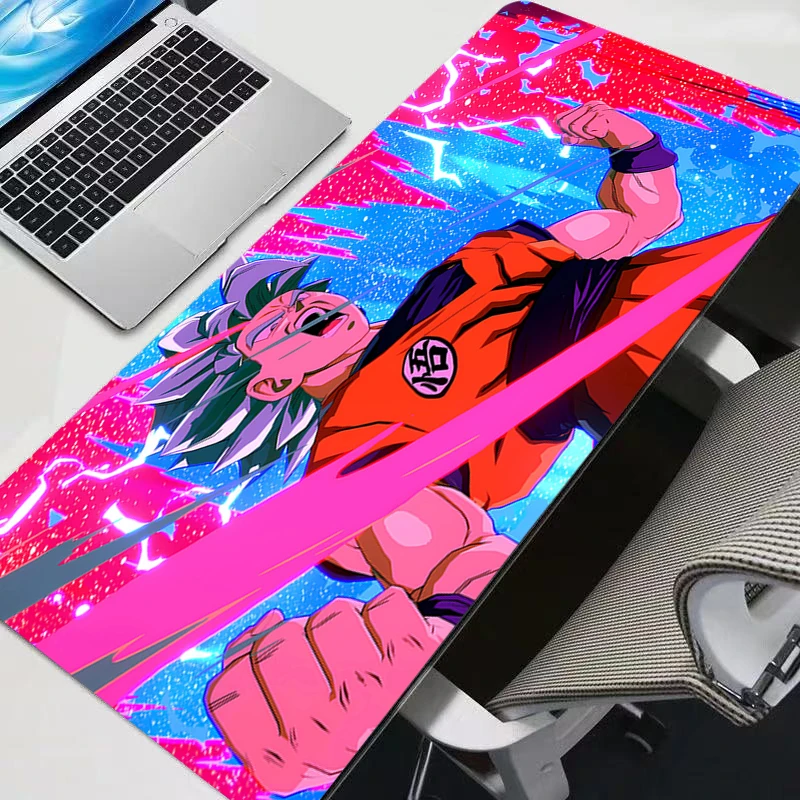 Mouse pads Gaming Keyboard Rug Laptop Japan Cool Anime Mouse Pad XXL Black DBZ Dragon Ball Z Desk Mat PC Gamer Carpet Mousepad
