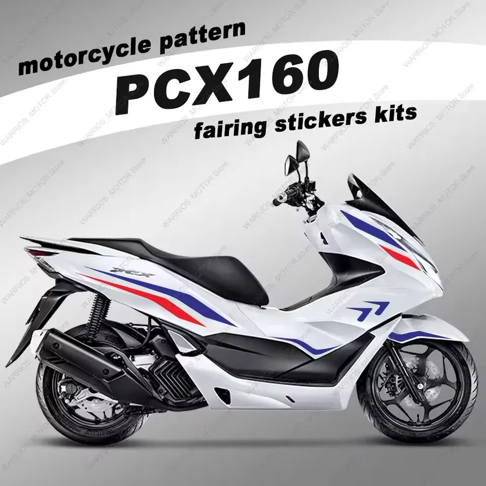 

Motorcycle Accessories Line Pattern Stickers Fairing Kits Of Motorcycle Decoration And Protection Decals For HONDA PCX 160