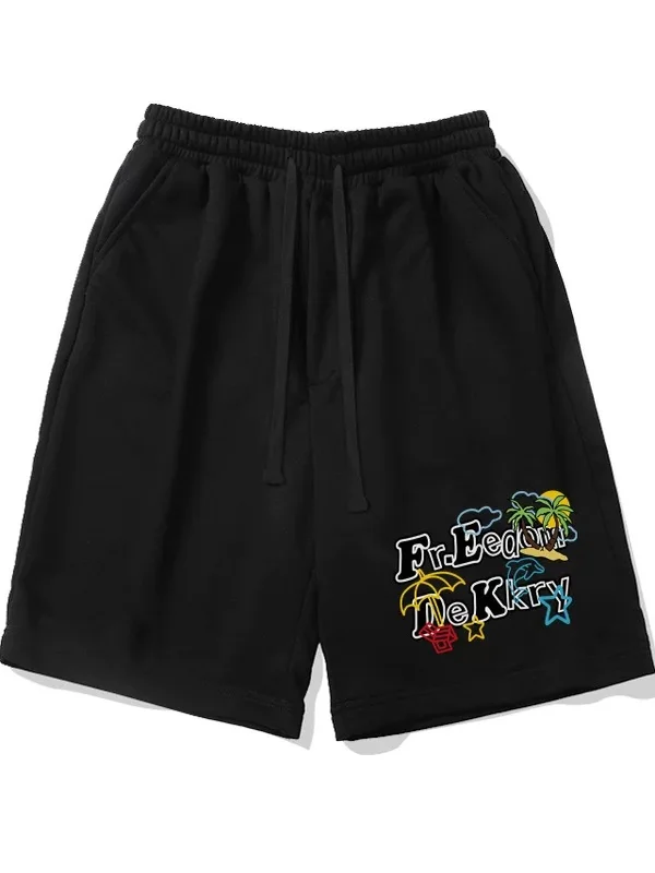 

Bla Sports orts for Men Summer Running Qui Dry Fitn Ice Silk Loose Large Size Casual Men's Five-Quarter Pants