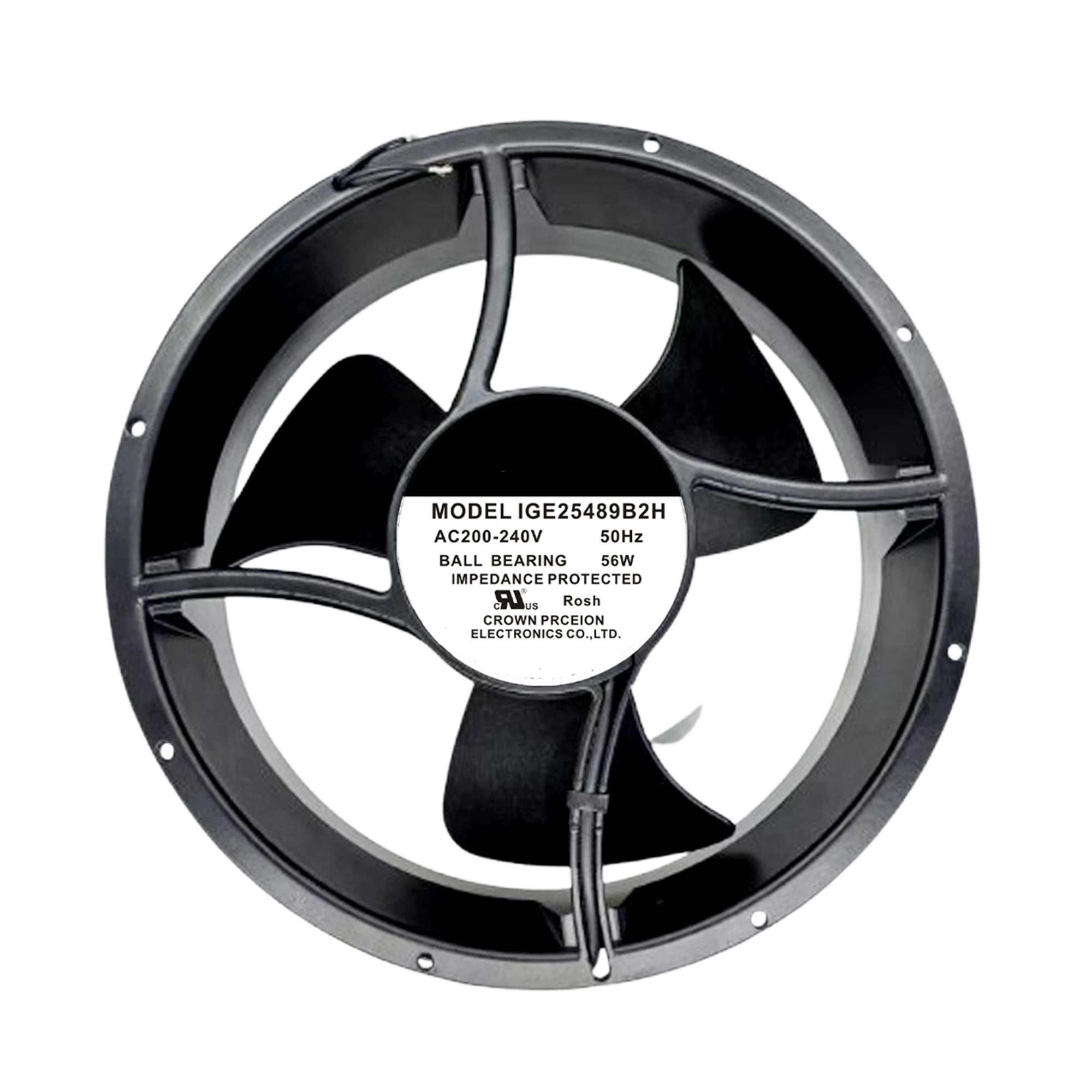 ventilateur-de-refroidissement-ige25489b2h-ac-200-~-240v-56w-25cm-25490-254x254x90mm-2-fils