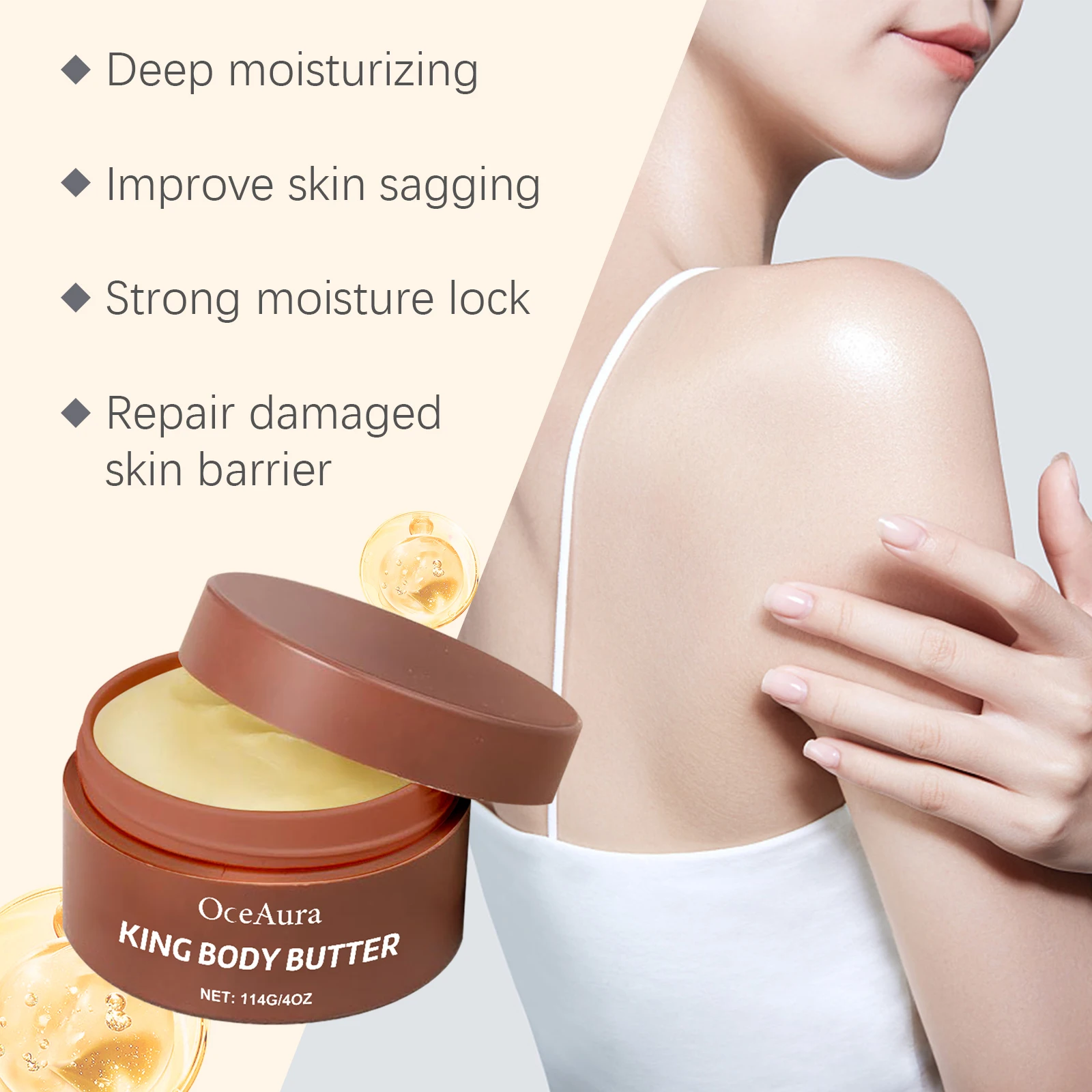 Shea Butter Moisturizing Cream Deeply Nourish The Skin Prevent Dryness And Smoothness Skin Autumn & Winter Care Body Cream