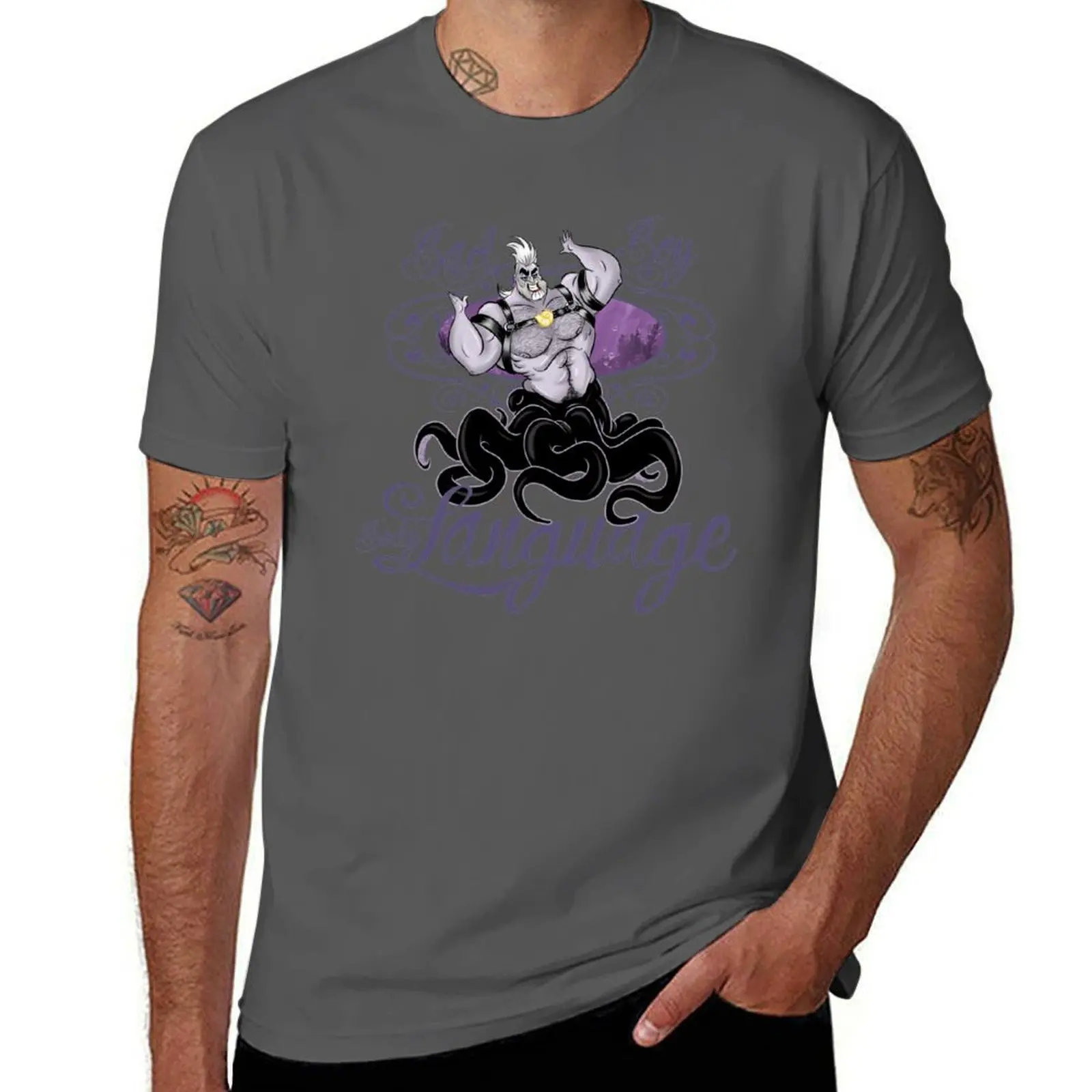 BAD BOY BODY LANGUAGE T-Shirt Basic Tee Shirt for Everyday Outfit