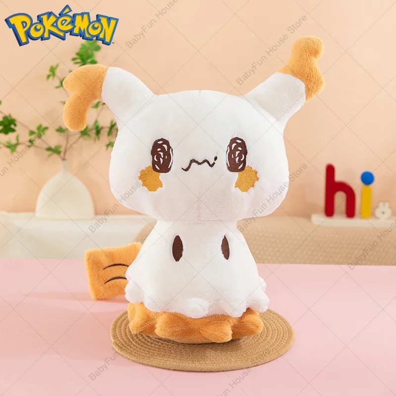 Pokemon Q Version Mimikyu Gengar Charmander Plush Toys Kawaii Cartoon Wooper Stuffed Animals Peluche Dolls Birthday Gifts Kids view 2