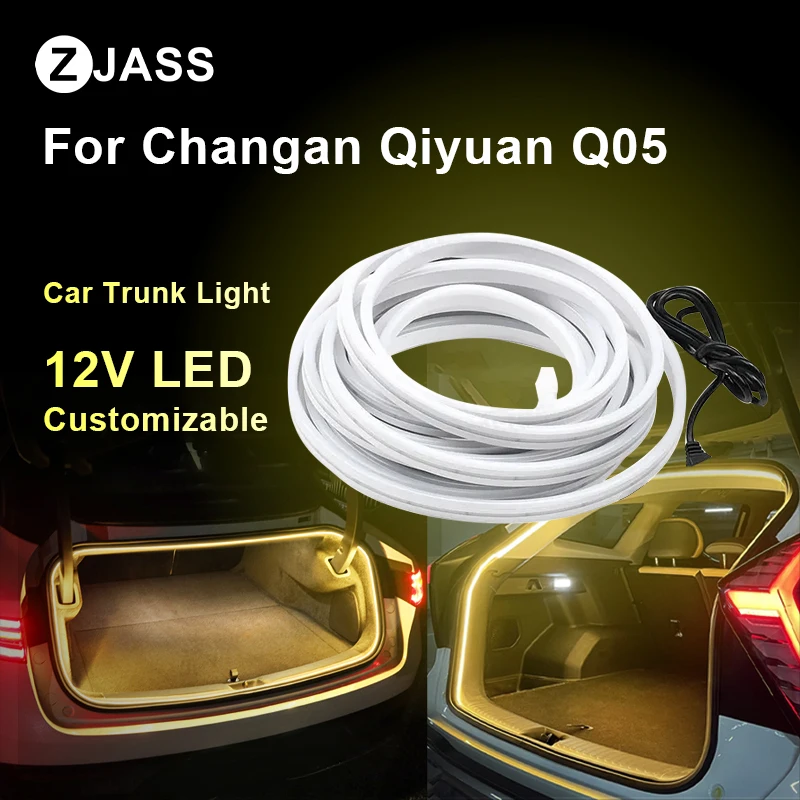 

Гибкая светодиодная лента для багажника автомобиля для Changan Qiyuan Q05, модифицированное окружающее освещение, настраиваемый атмосферный светильник ﻿