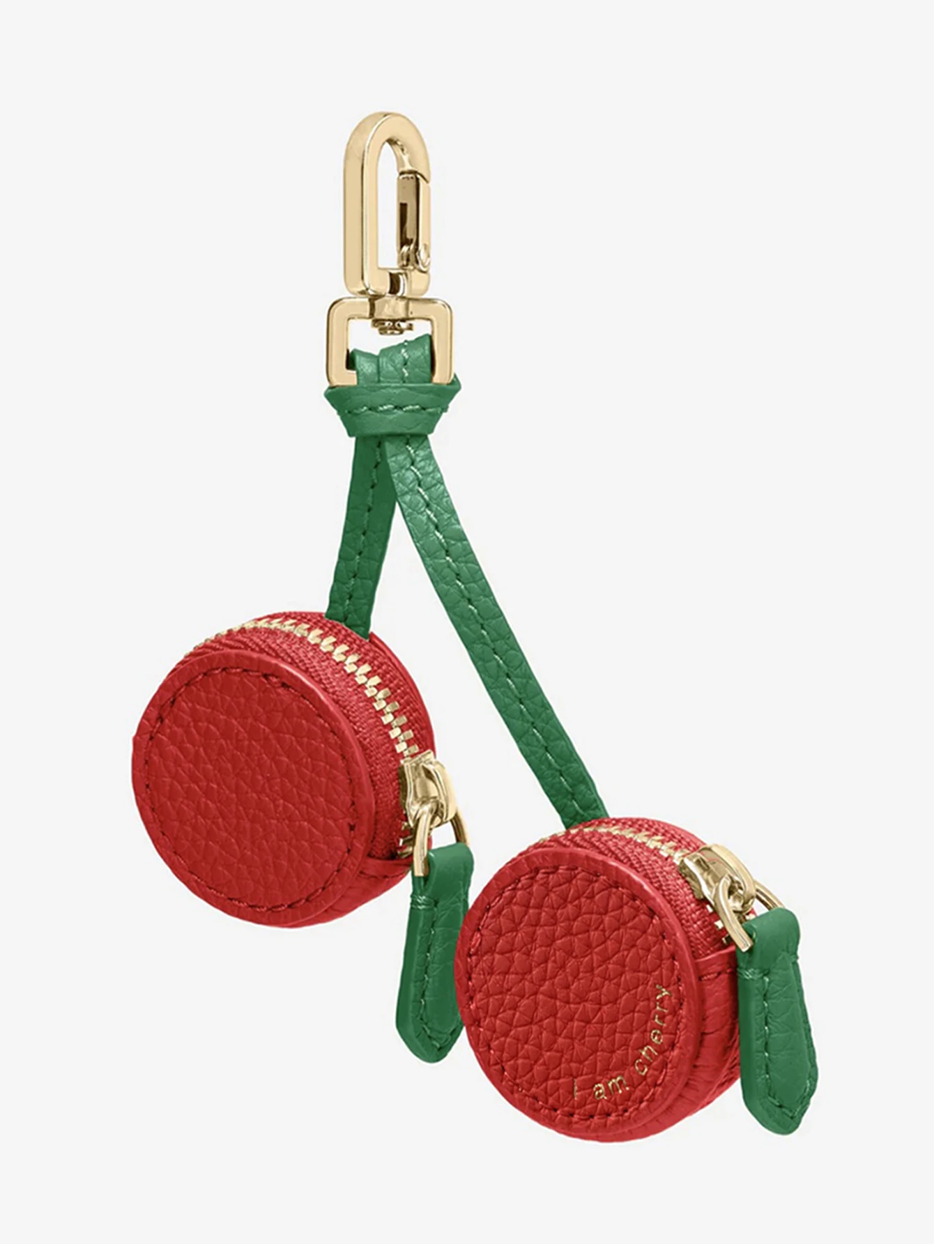 Modischer Persönlichkeits-Fruchtanhänger in Kirschform, Mini-Münzbörse, Niedlicher Schlüsselanhänger, PU-Leder-Taschenanhänger, Kleine Tasche, Geschenk für Mädchen – Detail 8