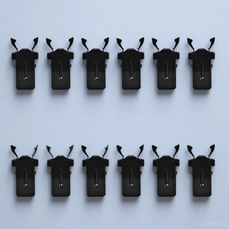 

24pcs Universal Trash Can Press-On Fastener Plastic Door Latch Odor-Proof Garbage Bin Lock Replacement Parts Cabinet