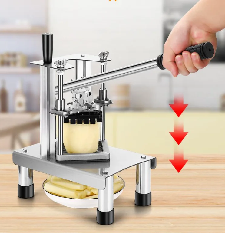 

Hot Selling Kitchen Tools Manual Hand French Fries Cutter Household Vegetable Fruit Slicer Potato Chopper Cutter