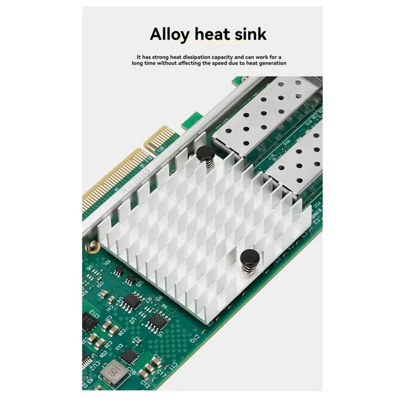 Efficient X520-DA1 Dual Port 10Gb SFP+ Network Card PCI-E NIC With 82599EN Chip Ethernet X8 PCI-E Expansion Slot Support Express