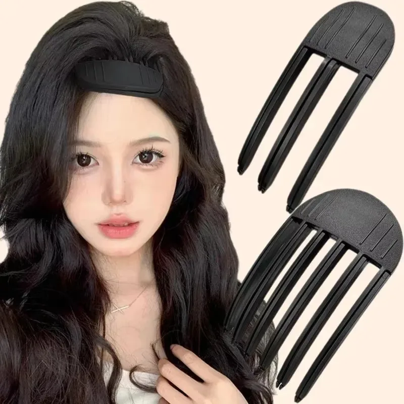 1/2Pcs Simple Fluffy Hair Roots Clips No Heat High Vertex Hair Curler Styling Fluffiness Women Men Volume Wind Sculpting Comb image 4