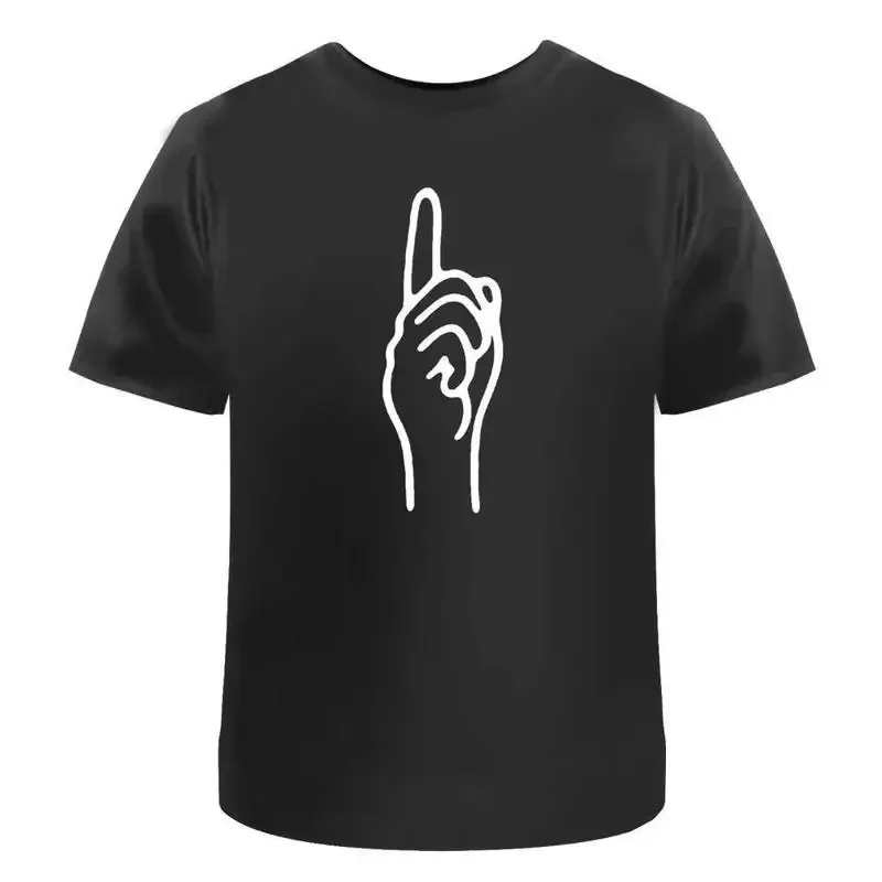 Pointing Finger' Cotton T Shirt Ta017776