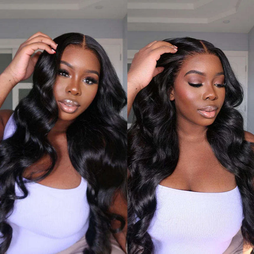 

100% натуральные парики из человеческих волос, предварительно выщипанные, с HD-прозрачной кружевной основой, парик с кружевной передней частью 13x6, парик из натуральных волос с кружевной передней частью 13x4, парик с эффектом «волна»