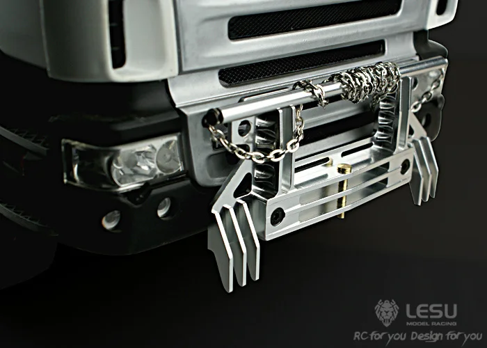 LESU G-6047 1/14 Traktor-LKW R620 Frontstoßstange Antikollisionsgitter Viehzaun für Tamiya Upgrade-Modifikationszubehör – Detail 2