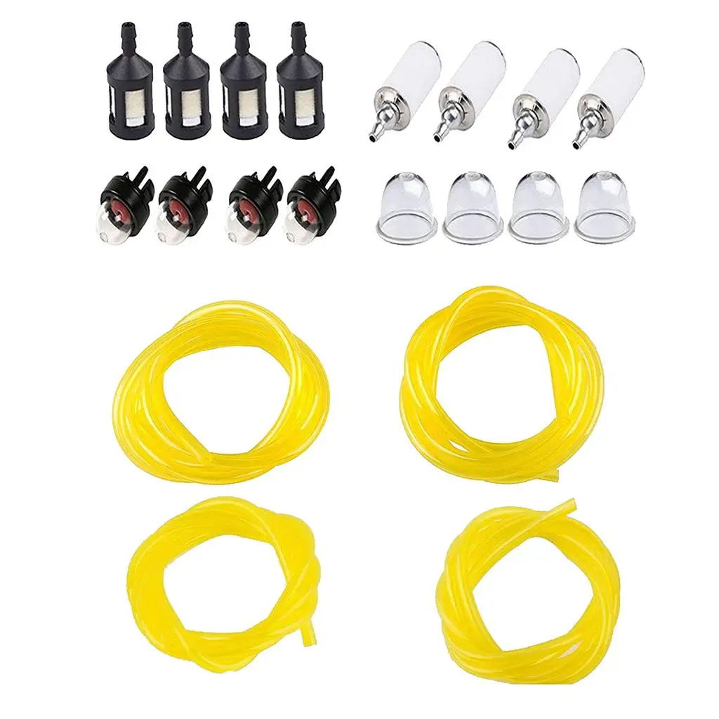 Fuel Filter Replacement Rubber Fuel Line Chainsaw Maintenance Part for Poulan 2050 2150 2375 Blower