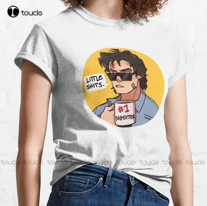 Steve Harrington #1 Babysitter Classic T-Shirt Steve Harrington Red Tshirts For Women Make Your Design Fashion Tshirt Summer New