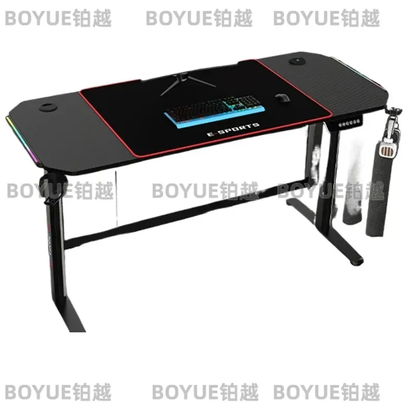 Electric Height Adjustable Standing Desk Smart Lift Computer Workstation Ergonomic Gaming Table for Home Office Dual Purpose