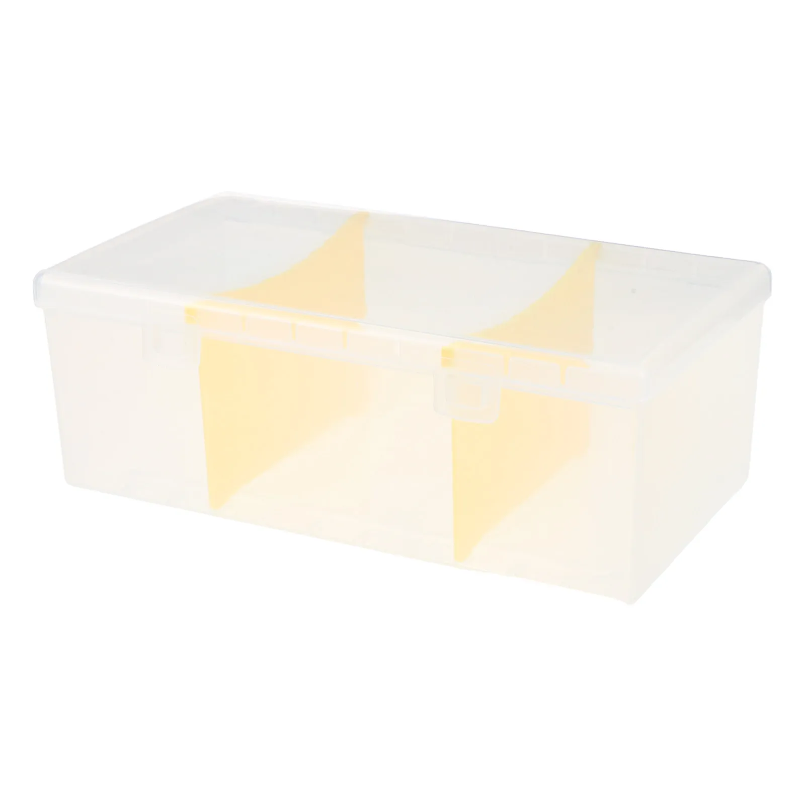 2Pcs Transparent Battery Organizer Box Stackable Storage Case Removable Dividers Aa Aaa 9V Battery Holder Batteries Holder