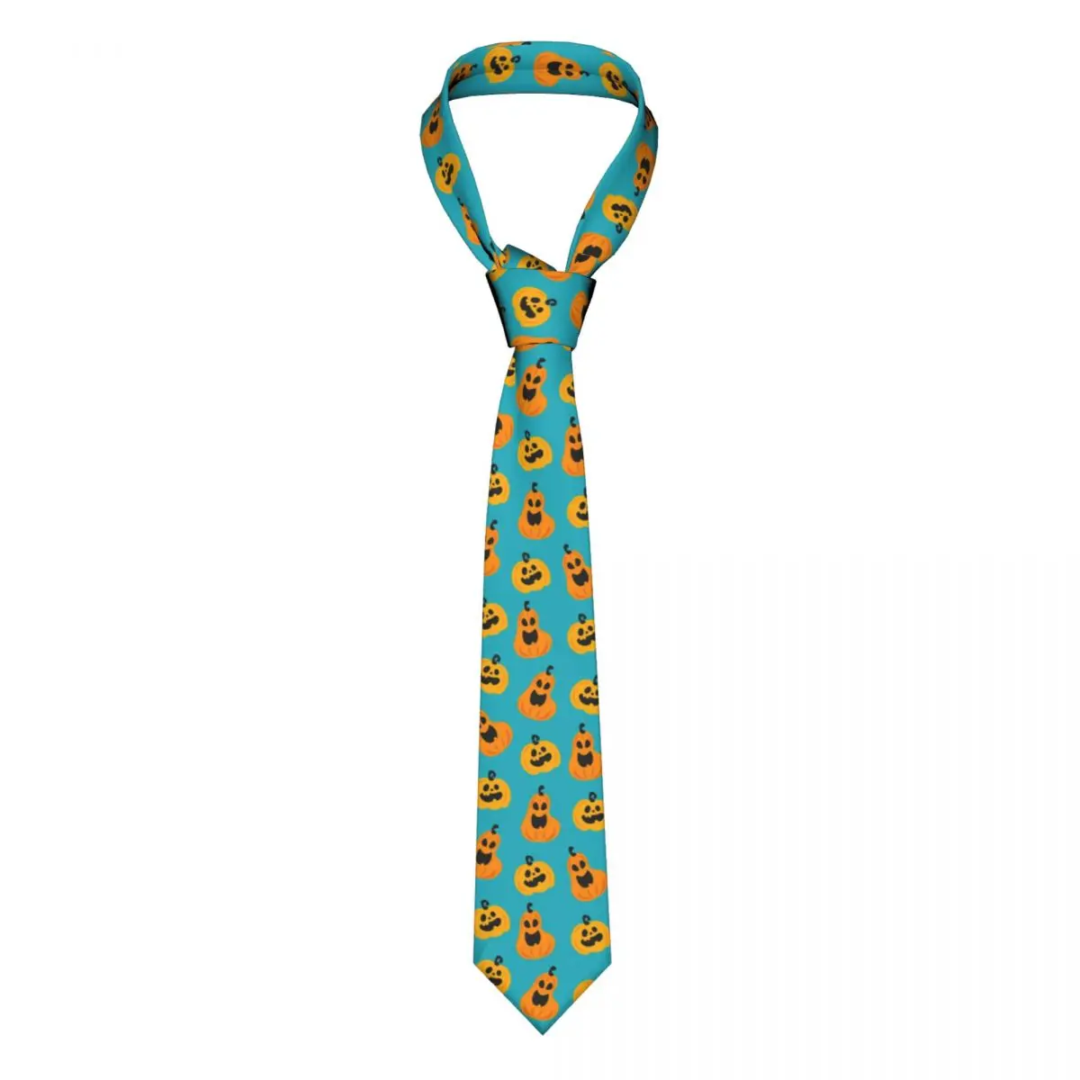 

Funny Pumpkin Head Tie For Men Women Necktie Tie Clothing Accessories